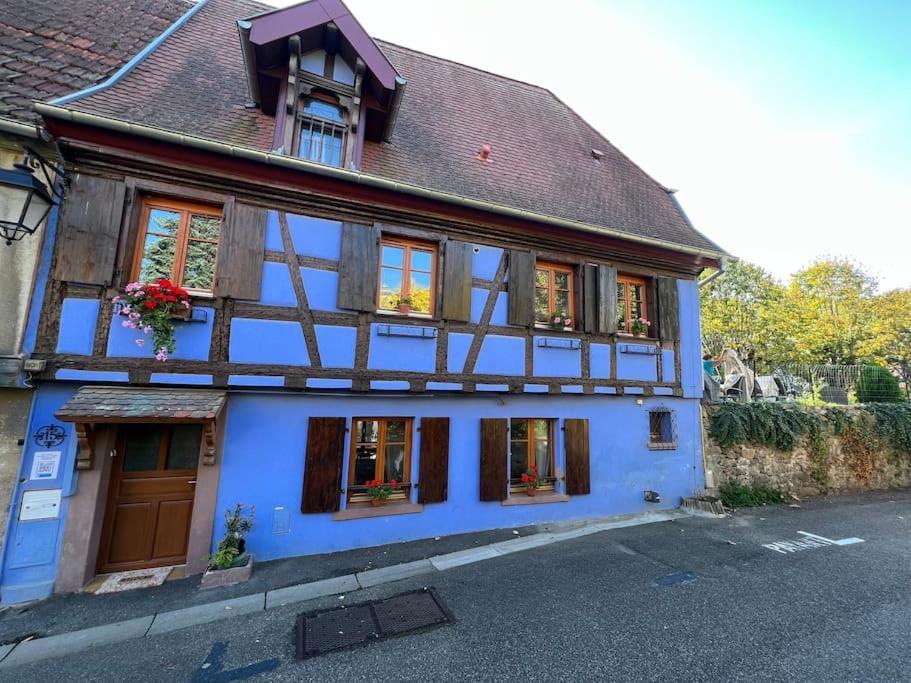 La Jolie Maison Bleue, Au Coeur De L'Alsace Kaysersberg-Vignoble Exterior foto